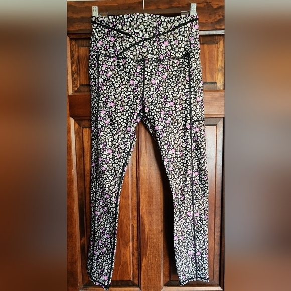 Saltwater Luxe Level Up Pant  Floral Dots - Leggings - Size Large - Picture 5 of 12